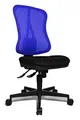 Produktbild: Topstar Head Point SY ergonomischer Bürostuhl, Schreibtischstuhl, Muldensitz (höhenverstellbar), Stoffbezug royalblau / schwarz, 70 x 47 x 113 cm