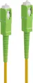 Produktbild: Glasfaser-Kabel SC/APC auf SC/APC Patchkabel Simplex Singlemode Glasfaserkabel Lichtwellenleiter Fiber Patch Cable Gelb/grün (15)