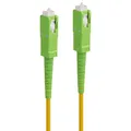 Produktbild: Maclean MCTV-437 Glasfaser-Kabel SC/APC auf SC/APC Patchkabel Simplex Singlemode Glasfaserkabel Lichtwellenleiter Fiber Patch Cable Gelb/grün (15 Meter)