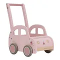 Produktbild: Little Dutch Laufwagen Schiebewagen Auto Holz Baby Kleinkind rosa - Fairy Garden
