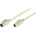 Produktbild: PS/2-Tastatur-Verlängerungs-Kabel MiniDIN6 Stecker/Buchse 1,8m KE08CU-S