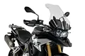 Produktbild: Puig 3595W Extra hohe, aerodynamische Touring Plus Windscheibe aus schlagfestem Acryl mit abgerundetem Profil, die Schutz und Komfort auf Touren maximiert, Transparent