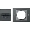 Produktbild: Gira Steckdose TX_44 445467, IP44, Unterputz, 1-fach, mit Deckel, Set mit Rahmen, anthrazit