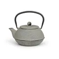 Produktbild: Bredemeijer kleine gusseiserne Asia Teekanne Induktion 0.8 Liter - graue emaillierte Gusskanne mit Edelstahlfilter-Siebeinsatz