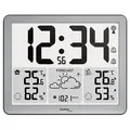 Produktbild: Technoline WS6780 Wetterstation | DCF77 Funkempfang | Wettervorhersage | Komfortanzeige für Drinnen und Draußen | Frostalarm - Silber