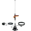 Produktbild: SCHWAIGER 20310 DVBT-2 Antenne Zimmerantenne Digital Analog TV HD Innenbereich Signalverstärkung Verstärker LTE-Sperrfilter Empfang DVB-T DAB+ UKW