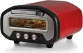 Produktbild: Pizzaofen DA GENNARO rot/edelstahl, 2.200 Watt, für Pizzen bis ca. Ø 30cm