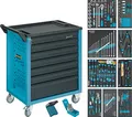 Produktbild: Hazet 177-7/217 Werkstattwagen Assistent mit Sortiment, Anzahl Werkzeuge: 217, 915 x 779,5 x 496 mm, Mehrfarbig