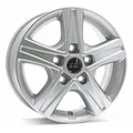 Produktbild: 1x BORBET DESIGN CWD kristallsilber 7.0Jx17 5x120 ET55