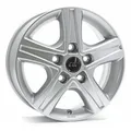 Produktbild: 1x BORBET DESIGN CWD kristallsilber 7.0Jx17 5x120 ET55