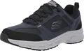 Produktbild: Skechers Oak Canyon Herrenschuhe aus Oxfordgewebe, Blau (marineblau / schwarz), 38 EU
