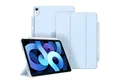 Produktbild: Fintie Tablet-Hülle für iPad Air 11'' M4/M3/M2(2026/2025/2024), iPad Air 5/4 Gen 2022/2020 10.9 Zoll, mit Stifthalter, ultradünne leichte Hülle mit transparenter Rückseite