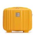 Produktbild: WITTCHEN ULTIMO Line | 27x32x17 cm | Kosmetikkoffer Hartschalenkoffer | Free on Board | Reisegepäck Polycarbonat Griff Gummiband Wasserdicht | Gelb