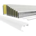 Produktbild: HEXIM PVC Rollladentraverse zum Einführen von Rollladen in Führungsschienen, Länge 1000 - 2000mm, Breite: 42mm, Abrollprofil Führungsschiene Fe...