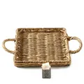 Produktbild: Riviera Maison Tablett Rustic Rattan Mini-Tablett quadratisch Henkel Handarbeit
