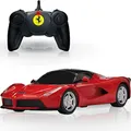 Produktbild: JAMARA 46875 Ferrari LaFerrari RC Car Auto ferngesteuert 1:24 2,4GHz Modell offiziell lizenziert detailgetreu (Ferrari LaFerrari Rot)