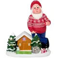 Produktbild: FC Bayern München Gartenzwerg Weihnachten Spielfeld Zwerg FCB Fanartikel Shop