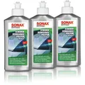 Produktbild: SONAX 3x 250ml SCHEIBENREINIGUNGSPOLITUR INTENSIVE REINIGER PFLEGE GLASPOLITUR
