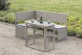 Produktbild: Merxx Eckbank Set 1 Eckbank inkl. Sitzkissen 1 Klappentisch 90 x 50 x 75 cm grau