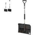 Produktbild: Teleskop Schneeschieber Schneeschaufel Schneeräumer Verstellbar 1220/1550 Mm