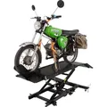 Produktbild: Motorradhebebühne hydraulisch 360 kg Breite 47 cm kleine Montagebühne Heber Motoradlift in Schwarz