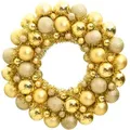 Produktbild: Weihnachtskranz Golden 45 Cm Polystyrol Vidaxl