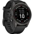 Produktbild: Garmin Fenix 7S Pro Sapphire Solar GPS Uhr (Größe One Size, schwarz)