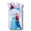Produktbild: Disney Frozen Eiskönigin Anna und Elsa Bettwäsche 80x80 + 135x200 100% Baumwolle