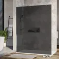 Produktbild: Duschabtrennung Bernstein Walk-In EX101 Nano Echtglas 10mm graues Glas 140cm