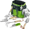 Produktbild: WORKPRO Garten-Werkzeug Set, 8 in 1 Garten-Geräte mit Aufbewahrungs-Tasche