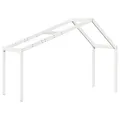 Produktbild: vidaXL Dach für Kinderbett Weiß 203x95,5x142 cm Massivholz Kiefer