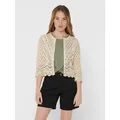 Produktbild: JDY Strickjacke JDYSUN 3/4 CROPPED CARDIGAN KNT NOOS beige XS (34)