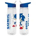 Produktbild: Pyramid International Sonic the Hedgehog Trinkflasche (Gotta Go Fast Design), 700 ml Kunststoff-Wasserflasche, Wasserflasche – offizielles Lizenzprodukt, Merhfarbig