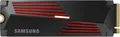 Produktbild: Samsung 990 PRO Heatsink NVMe M.2 SSD mit Kühlkörper, 4 TB, PCIe 4.0, 7.450 MB/s