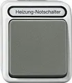 Produktbild: Merten MEG3449-8029 Heizungs-Notschalter,Aus, 2-polig mit Kontroll-Langfeldleuchte, AQUASTAR, lichtgrau