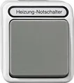 Produktbild: Schneider Electric 1 Stück Feuchtraum-Schalterprogramm Komplett Heizungs-Notschalter AQUASTAR Lichtgrau MEG3449-8029 1St.