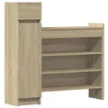 Produktbild: vidaXL Schuhschrank Sonoma-Eiche 100,5x28x100 cm Holzwerkstoff