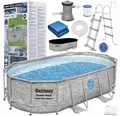 Produktbild: Bestway Pool Power Steel Swim Vista Series Gartenpool Schwimmbecken 427x250 cm