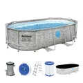 Produktbild: Bestway® Power Steel™ Swim Vista Series™ Frame Pool Set mit pumpe 427x250x100 cm