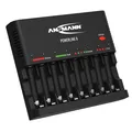 Produktbild: ANSMANN Akkuladegerät für 1-8 AA/AAA Akkus mit Entladefunktion Powerline 8