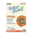 Produktbild: NOW FOODS BETTER STEVIA ZERO CALORIE SWEETENER ORIGINAL 100 PACKETS 100G