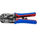 Produktbild: Knipex 97 51 13 Crimpzange Für Rj45-westernstecker Mit Mehrkomponenten-hüllen Brüniert 190 Mm