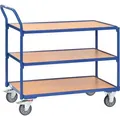 Produktbild: Fetra Tischwagen 2750, aus Metall und Holz, mit 3 Etagen, Tragkraft 300kg, 850 x 500mm