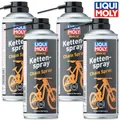 Produktbild: 4x Liqui Moly 6055 Bike Chain Spray Fahrrad Kettenspray Schmierung Pflege 400ml