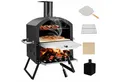 Produktbild: COSTWAY Pizzaofen 2-Schicht Holzofen, Outdoor, mit Pizzastein & Pizzaschaufel