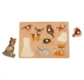 Produktbild: Small Foot Spiel 11499 Puzzle Waldtiere aus Holz für Kleinkinder