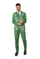Produktbild: Suitmeister Weihnachtsanzug für Herren - Weihnachtsbeleuchtung Festliches Outfit - Tailliert Party Kostüme - Grün