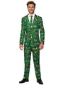 Produktbild: SuitMeister Partyanzug SuitMeister Green Tree LED Kostüm Anzug - Karneval, Weihnachtlicher Herrenanzug: heute ist mehr Lametta!