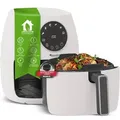 Produktbild: Heißluftfritteuse 3,5 Liter 1300W mit Silikoneinlage 6 Programme Airfryer Fritteuse Heissluftfritteuse ohne Fett / Öl, 75C - 200°C Luftfritteuse Ai