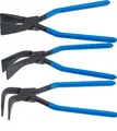 Produktbild: BGS Abkant- und Falzzange. Satz  gerade, 45° abgewinkelt, 90° abgewinkelt. 280mm